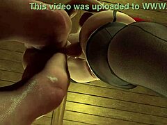 Roztomilá MILFka s veľkými prsiami sa necháva ošukať v 3D porno videu