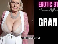 Fiatal MILF először kóstolja meg a szexet egy idősebb nővel