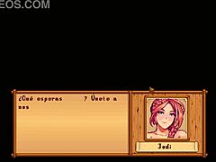 Stardew Valley - Jodi and Caroline in the spa with a group orgy in Spanish