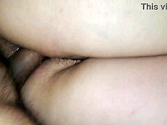 Blowjob and creampie with a mature mom