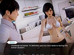 Mature and young waifus strip down and tease in video game