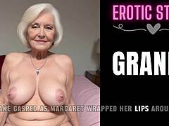 Зрелое порно видео только для аудио с неожиданной встречей Джейка и его бабушки