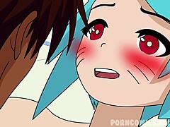 Mămica matură Nicole Watterson este animată într-un anime hentai hard sex