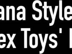 Jenna Foxx, Savana Styles en Tana Lee gaan een wild lesbisch speelgoedfeest aan