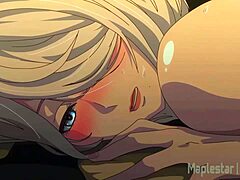 Vídeo hentai com Black Automata e conteúdo explícito