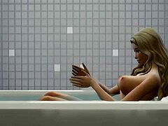 Ett inbrottstjuv möte med en vällustig blondin leder till en passionerad duschscen