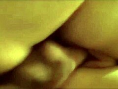 A thin and attractive woman engages in sexual intercourse with her partner. The video features a mom, mature woman, and milf with large breasts, who is seen bending over. This is a homemade video.