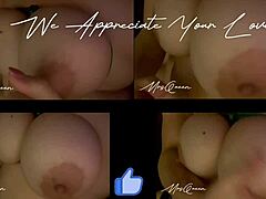 Video POV HD tentang ibu terikat dengan payudara besar alami yang dipukul