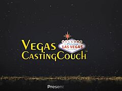 Sensual interracial encounter with a Vegas casting starlet