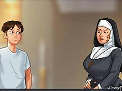 Un incontro bollente con una mamma di chiesa birichina in un gioco di piacere