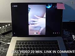 Kypsä espanjalainen pornotähti nautintoja hänen webcam ihailija kuuma istunto