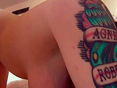 Italian milf Kate Cash flaunts her inked assets