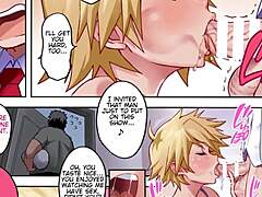 A mãe do Bakugos seduz seu filho em uma cena quente do Hentai