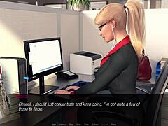 Џесика Онејлс се интензивно игра у канцеларији у епизоди 4