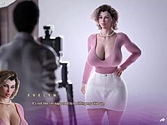 Vellystig amerikansk MILF med store bryster i 3D hentai