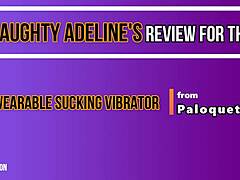 Adeline's intimate exploration of the Paloqueth wearable suction toy