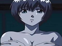 Obotavljajoči anime lik iz Yuri se ukvarja s spolno aktivnostjo z zrelo žensko