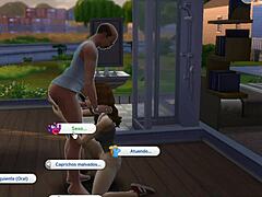 Čustvena fantazija: neznanec vstopi v naš dom, da bi bral Biblijo Sims 4 parodijo