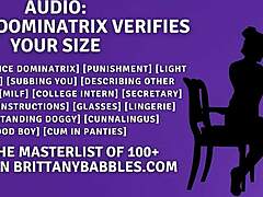 Erotic audio instructions for a standing doggy style position