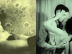 Seorang wanita Inggris dewasa mengeksplorasi hasrat seksualnya dalam video blowjob vintage Dark Lantern Entertainment