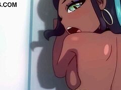 Animované porno s velkým zadkem a penisem