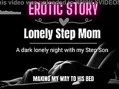 Üvey oğlu yalnız üvey annesiyle erotik ses hikayelerini keşfediyor