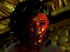 Ladyboy fantezisi bu 3 boyutlu filmde büyük penisi olan bir kızla gerçekleşiyor