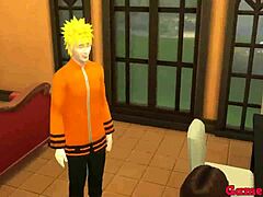 Hinata, o gospodină matură, se bucură de o noapte sălbatică cu fiul ei vitreg, Naruto