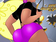 Карикатурни порно филми показват извита черна майка с голям задник и дебели бедра