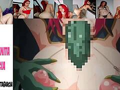 La testa rossa e il culo scopati nel video hentai più bollente del regno