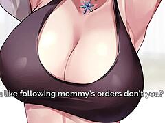 Hentai-Anweisungen für vorzeitige Ejakulation mit der Stimme von Mamas