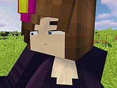 Pembaruan Minecraft - Jennys Sexmod 1 3 1 menampilkan si rambut coklat yang panas